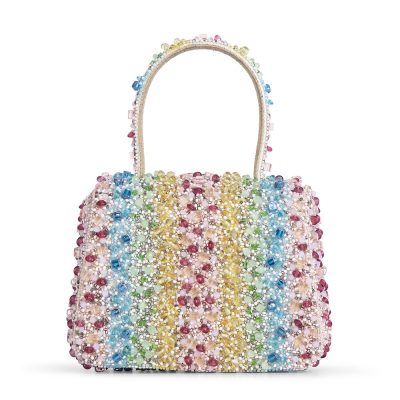 Gia Mini Trapezium with Handle Clutch Sublime Pastel Multi
