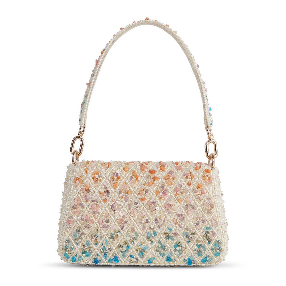 Mozaika Medium Trapezium with Handle Bag Sublime Pastel Multi