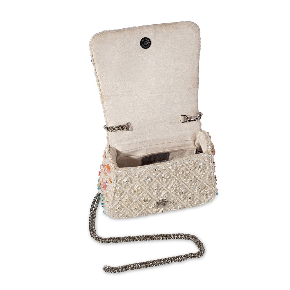 Mozaika Mini Trapezium with Handle Clutch Sublime Pastel Multi