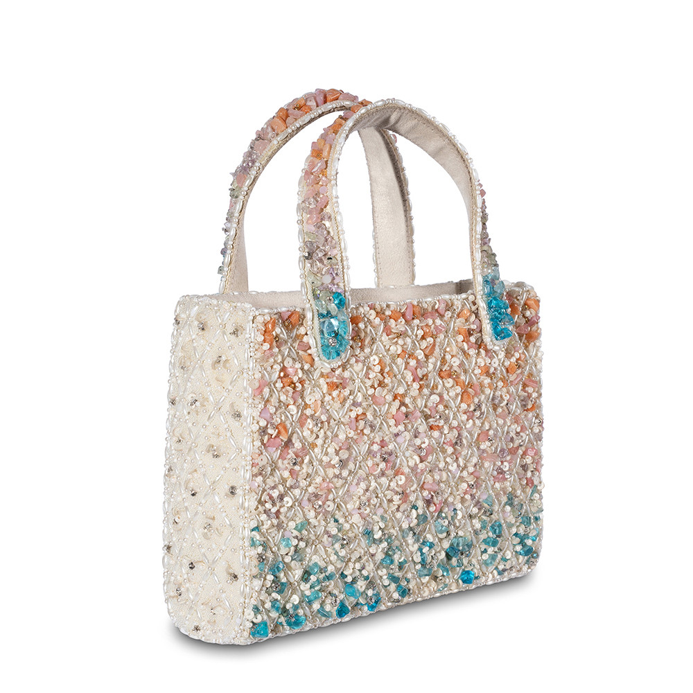 Mozaika Medium Rectangular Basket Sublime Pastel Multi