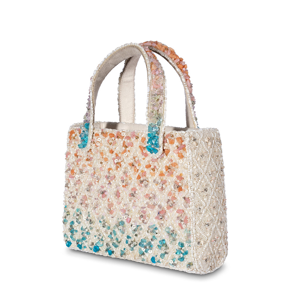 Mozaika Medium Rectangular Basket Sublime Pastel Multi