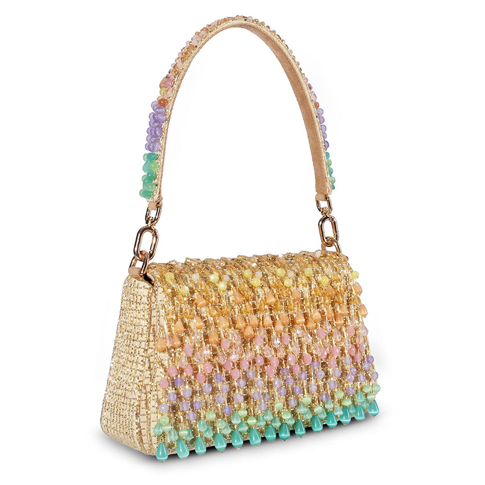 Opal Medium Trapezium with Handle Bag Sublime Pastel Multi