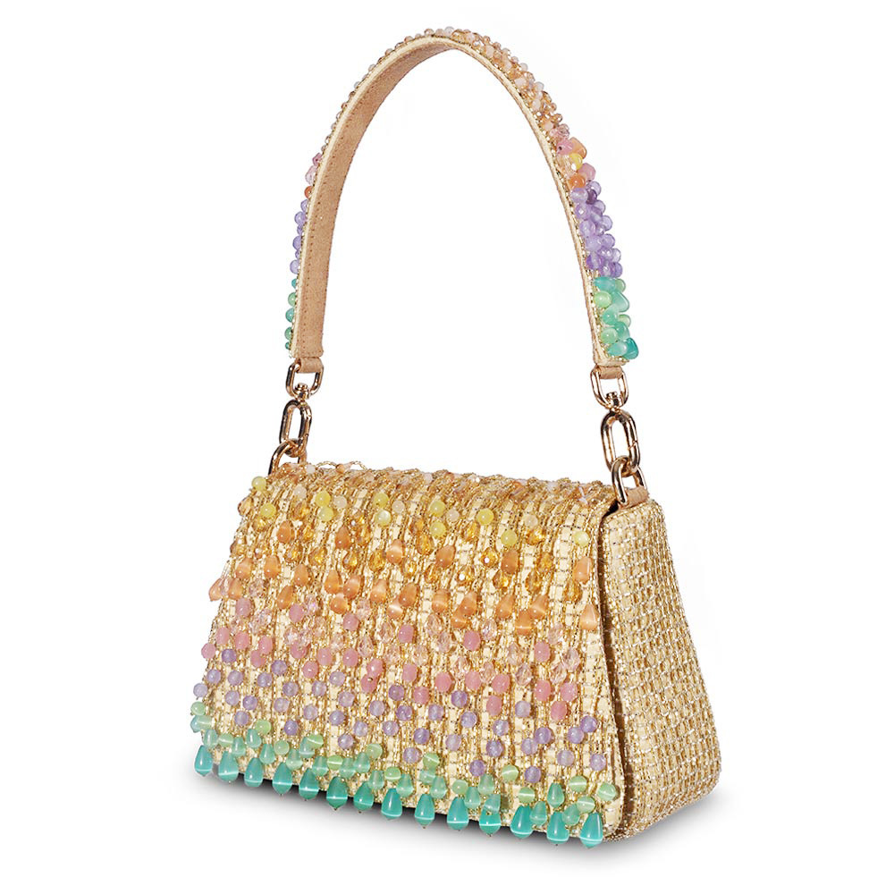 Opal Medium Trapezium with Handle Bag Sublime Pastel Multi